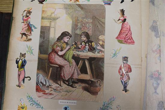A Victorian scrap album